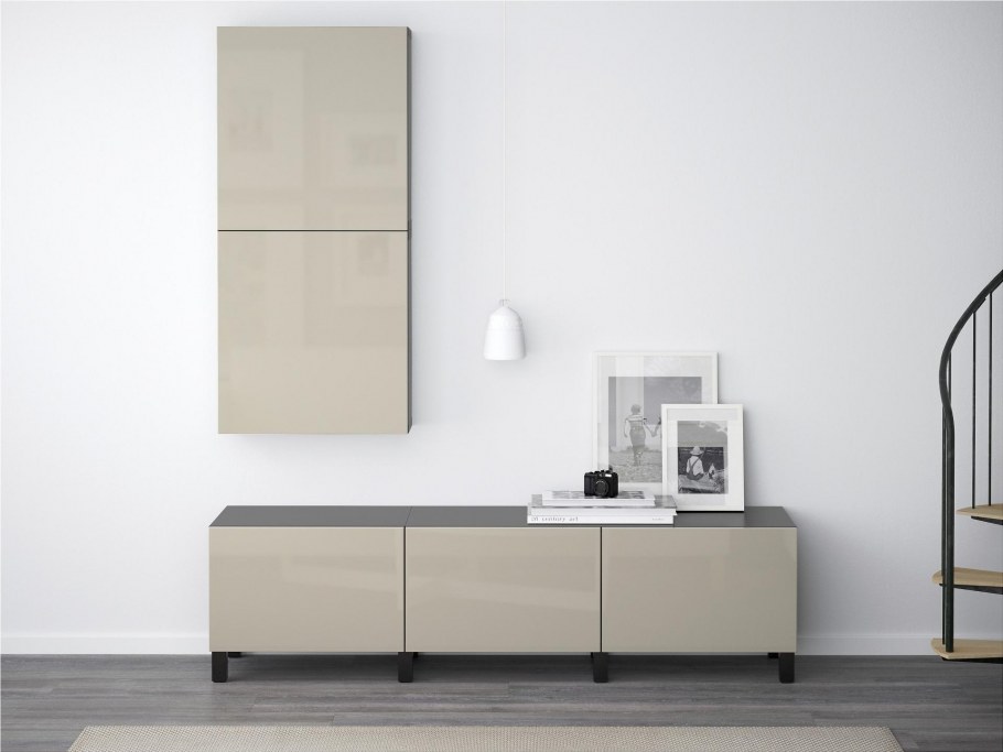 Икеа БЕСТО черно коричневый