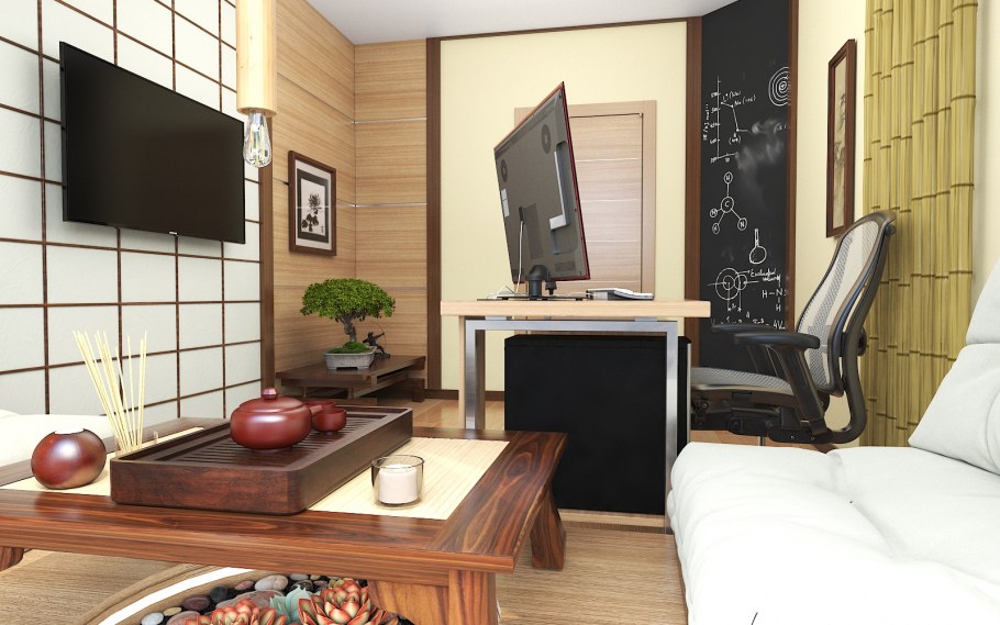 Кабинет в китайском стиле