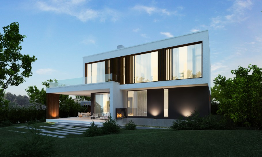 Дом в стиле конструктивизм