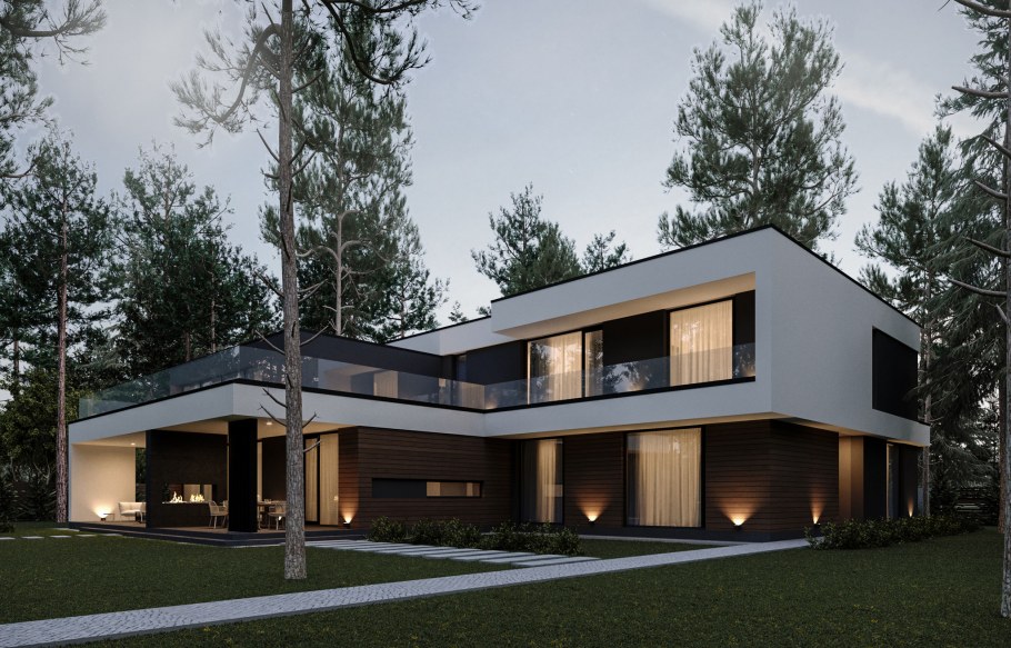 Проекты домов с плоской кровлей