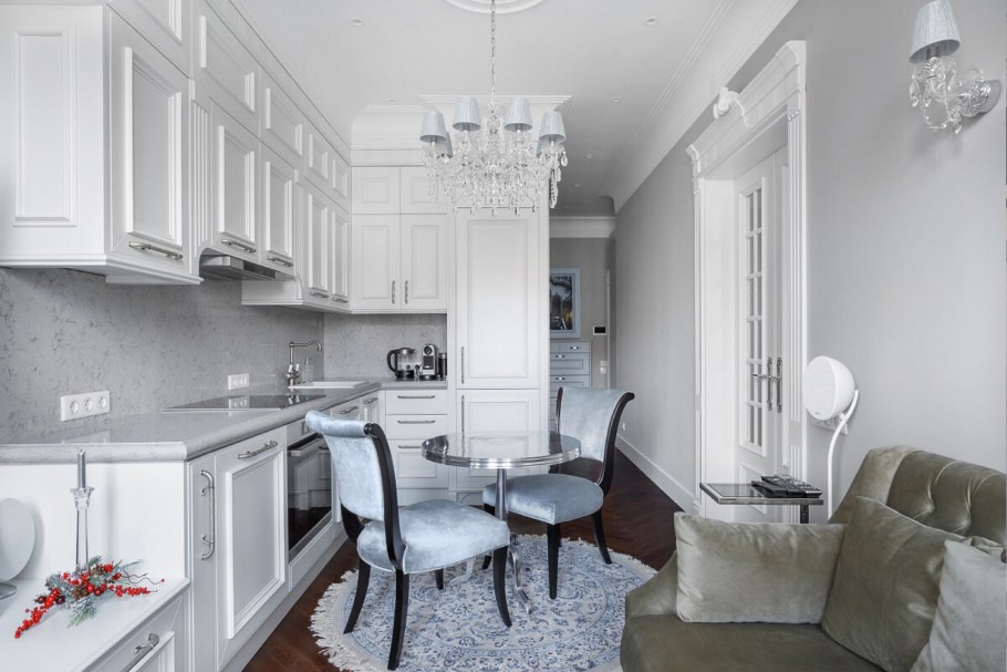 Квартира в современном стиле с элементами лофт