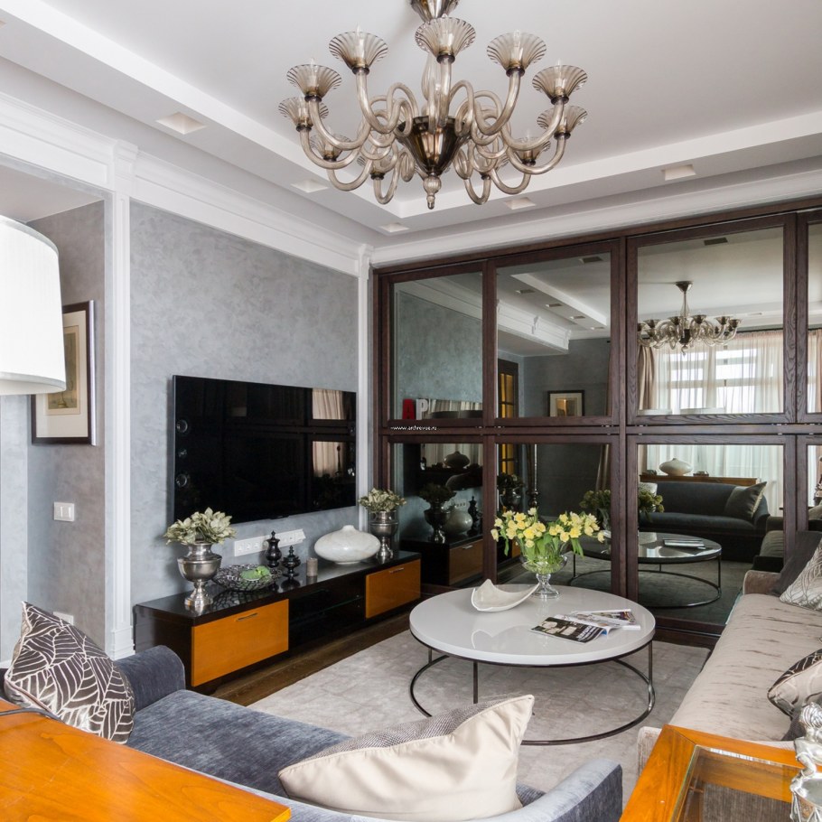 Гостиная в скандинавском стиле