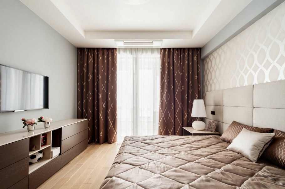 Комната в серо бежевых тонах