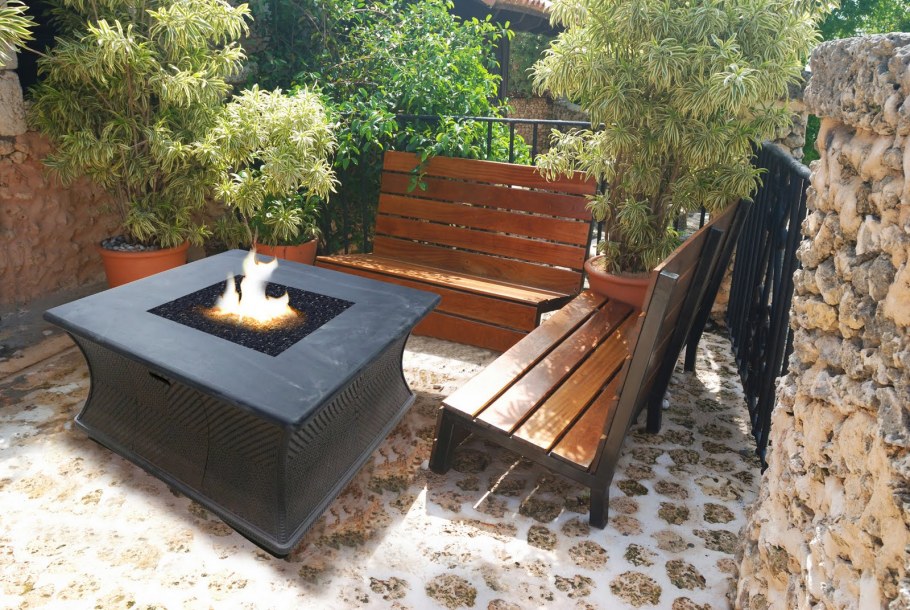Кострище в современном стиле