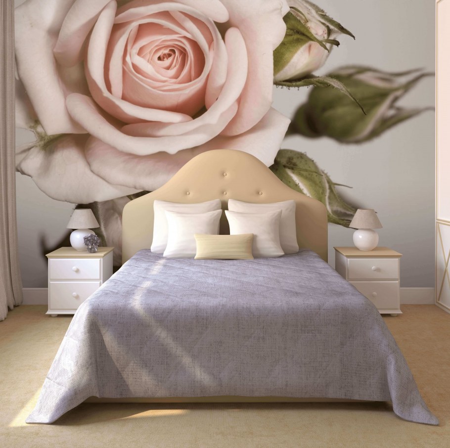 Цветочный принт в интерьере