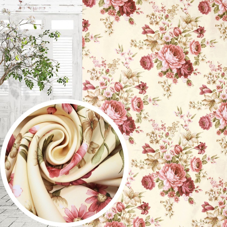 Бежевые розы