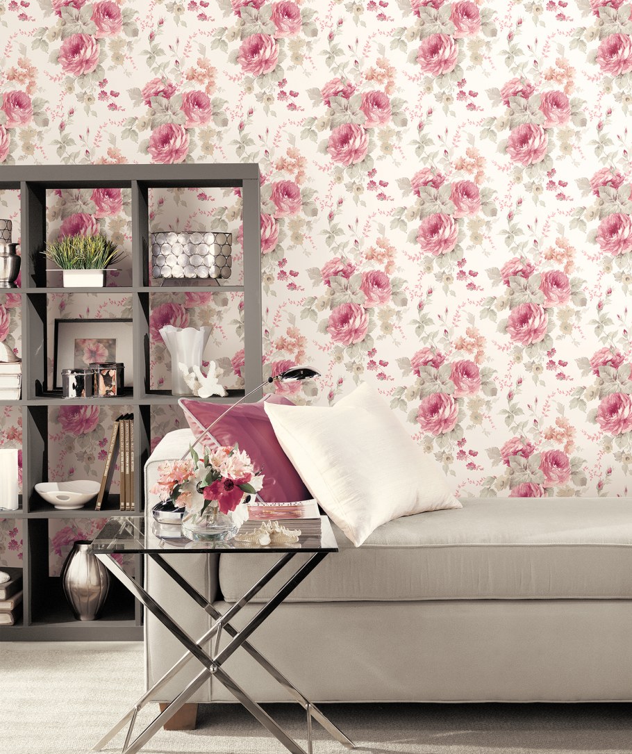 Обои Aura, коллекция Rose Garden