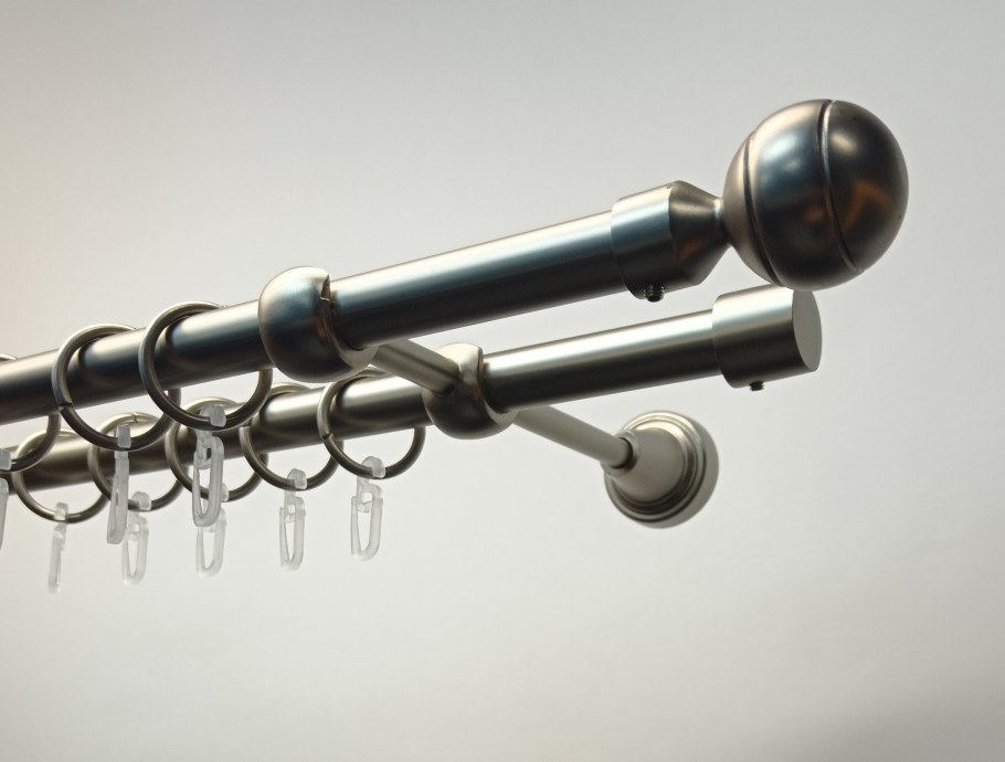 Карниз антик 89 мм, серебро