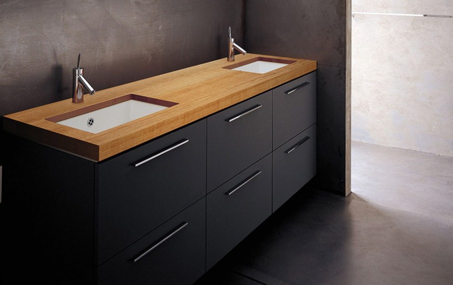 Столешница в ванную дерево