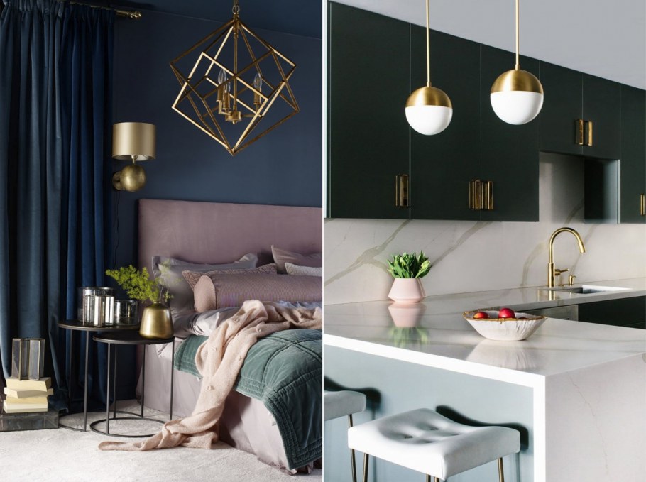 Латунь в современном интерьере