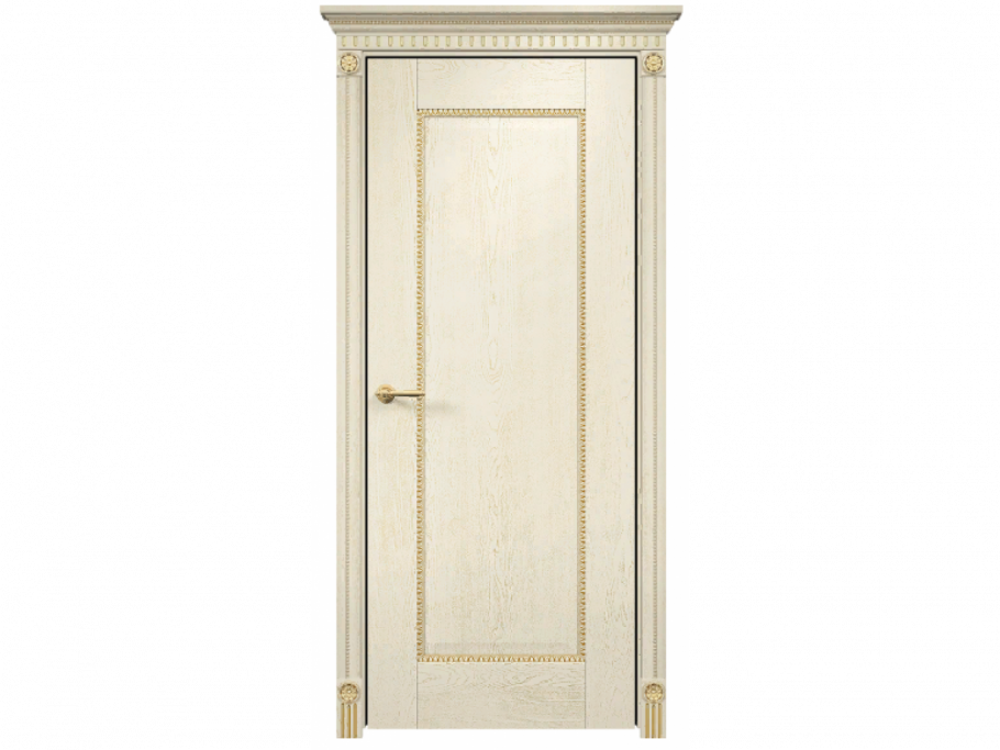 Капитель + каннелюр 1800 Александрия эмаль слоновая кость