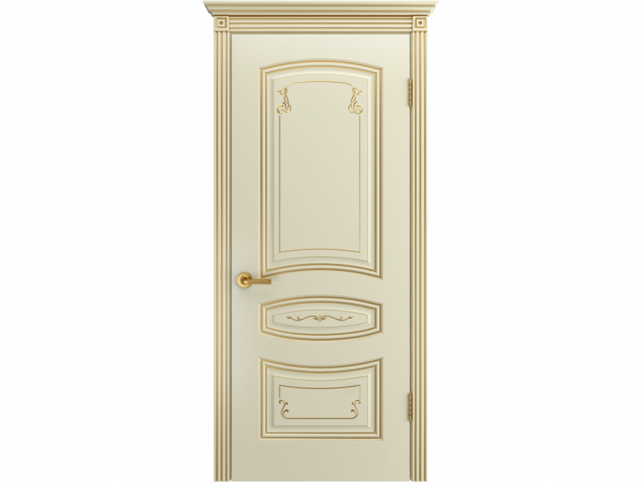 Межкомнатные двери фрейм 05 ПГ слоновая кость
