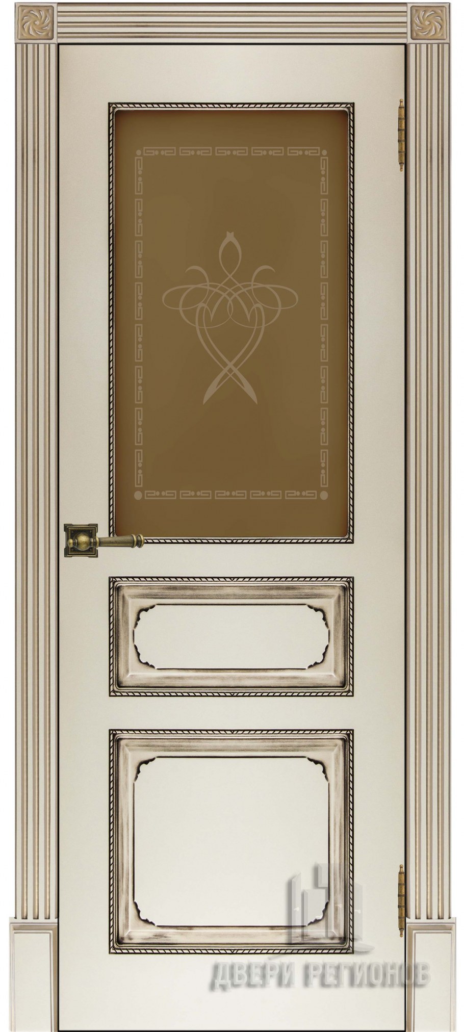 Дверь Luxor Атлант-2 (ясень белая эмаль ДГ)2000х800мм