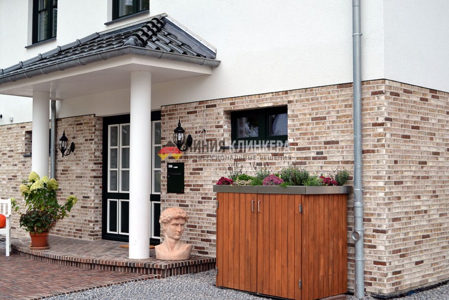 Гостиная под кирпич