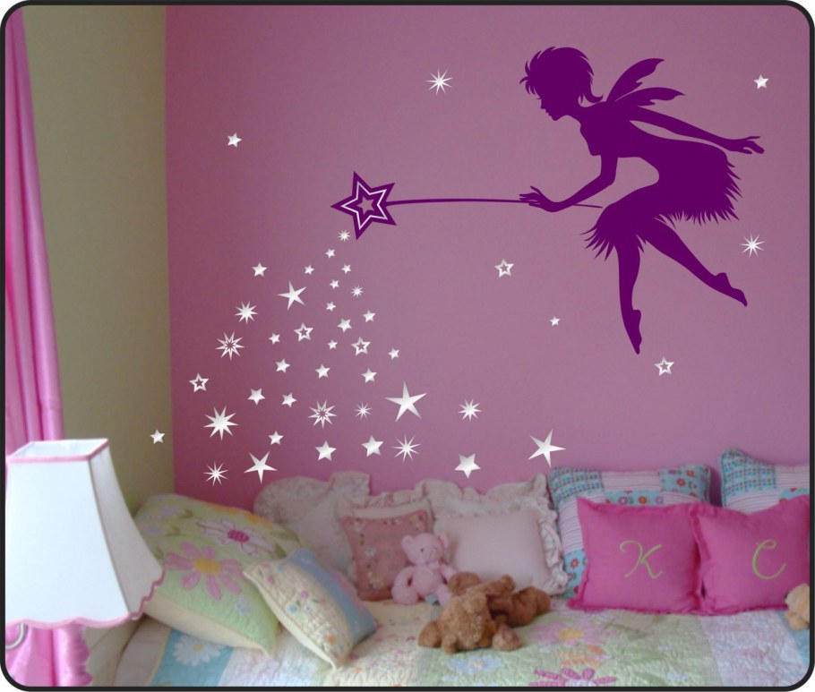 Декор детской жидкими обоями