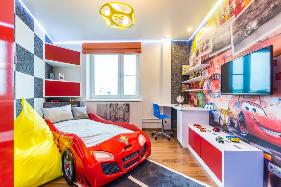 Фотообои машины в детскую