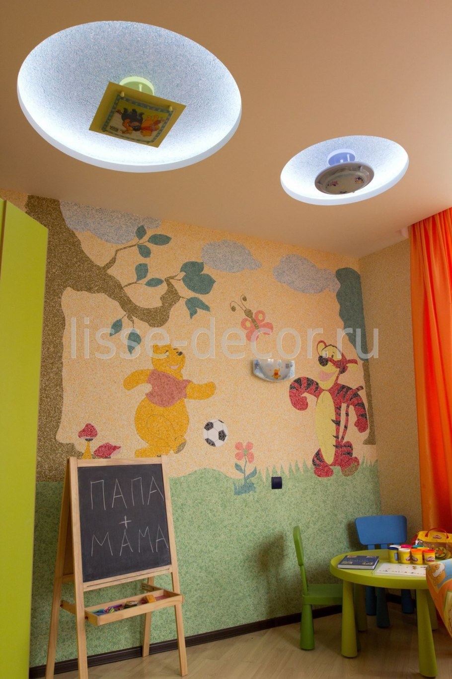 Декоративная штукатурка в детскую комнату