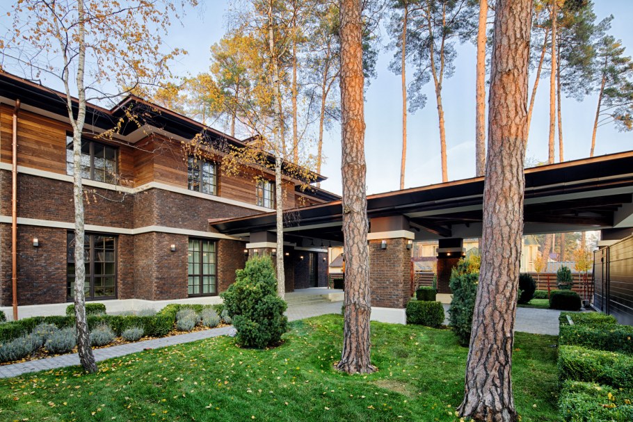 Дом в стиле Райта от Yunakov Architecture Design