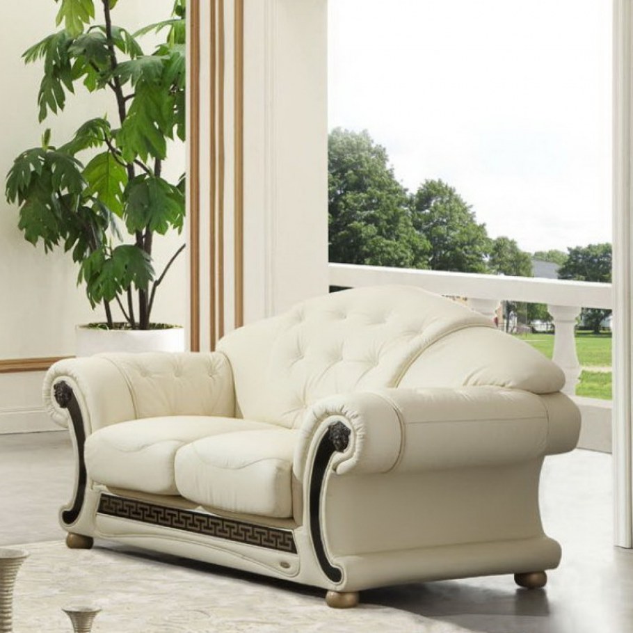 Диван Versace (2-х местный) белый (versus)