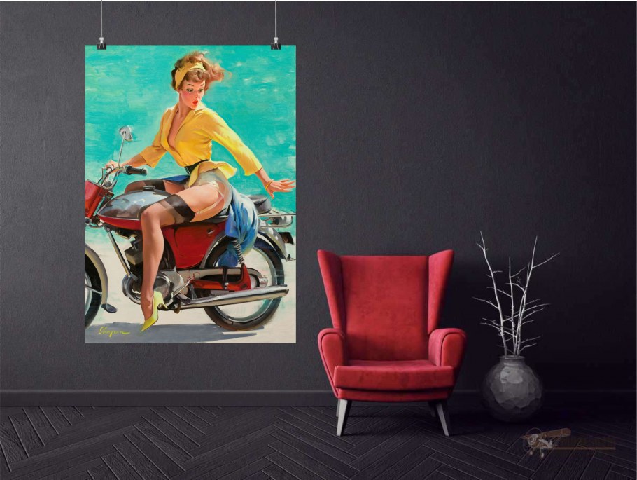 Постеры в стиле пин ап