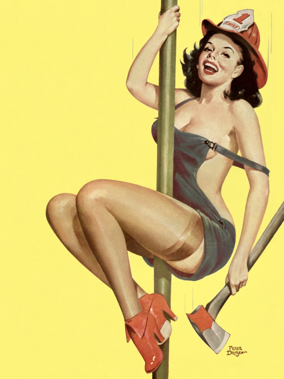 Упаковка в стиле пин ап