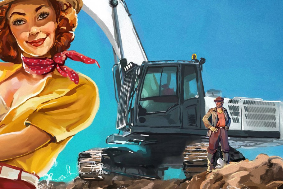 Пин ап стройка