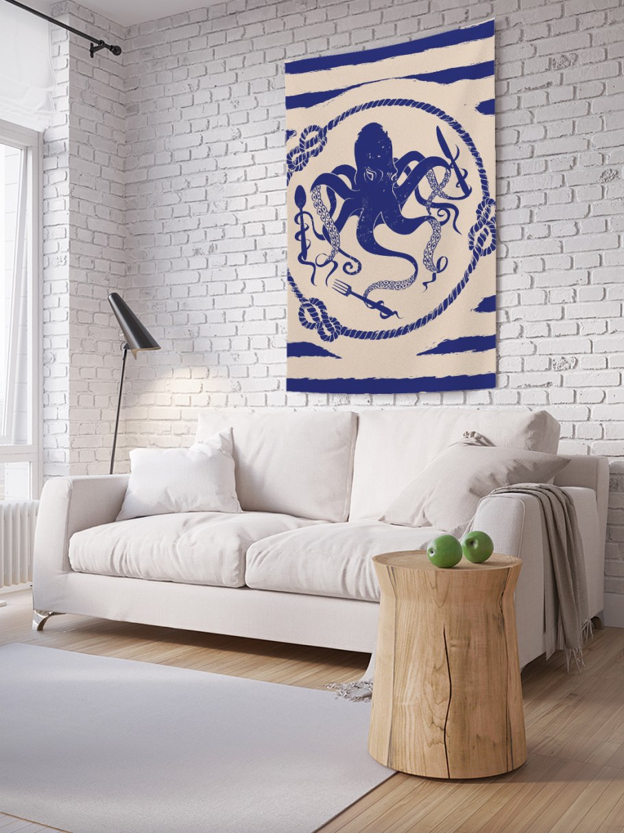 Полосатые стены в интерьере