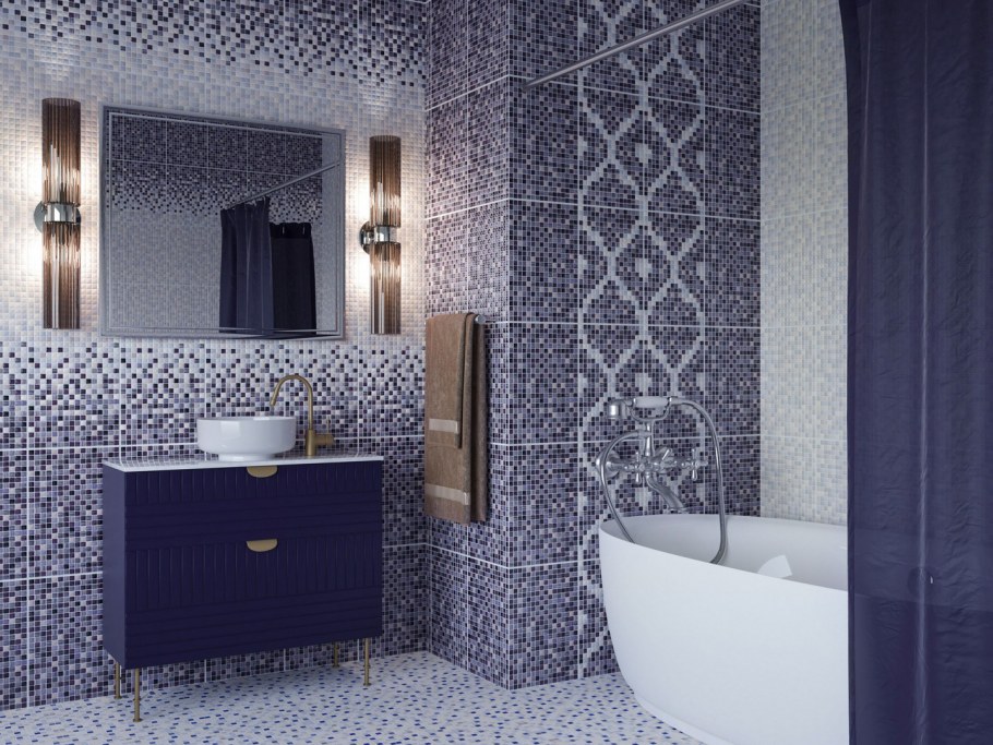 Плитка гламур 2с микс Керамин