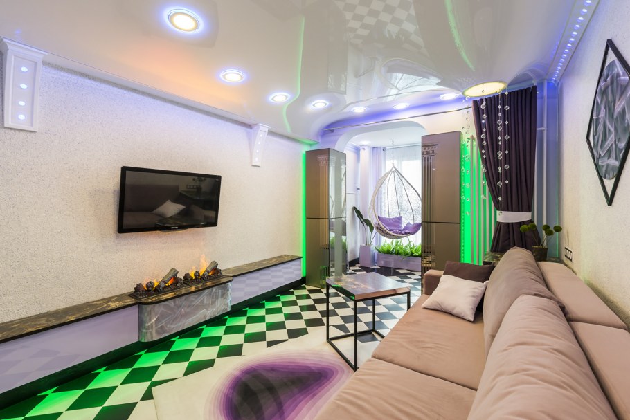 Жидкие обои Силк Пластер в интерьере фото