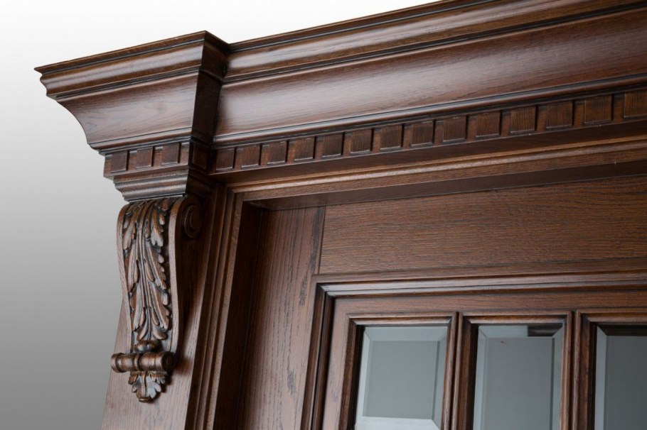 Капитель New 1 с карнизом 600-800*2100 мм (наличник каннелюр