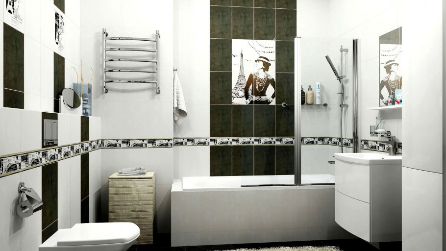 Плитка Коко Шанель белая