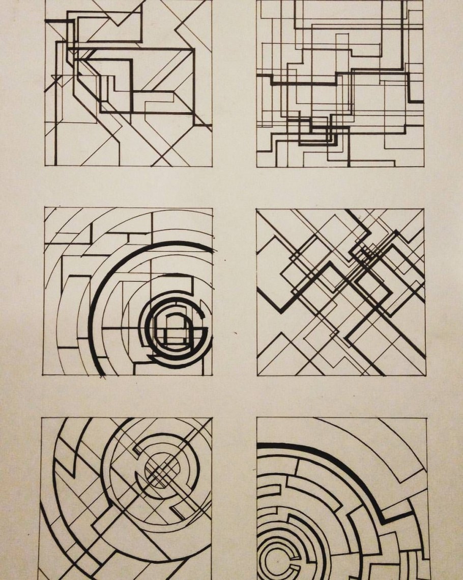 Обои из геометрических фигур