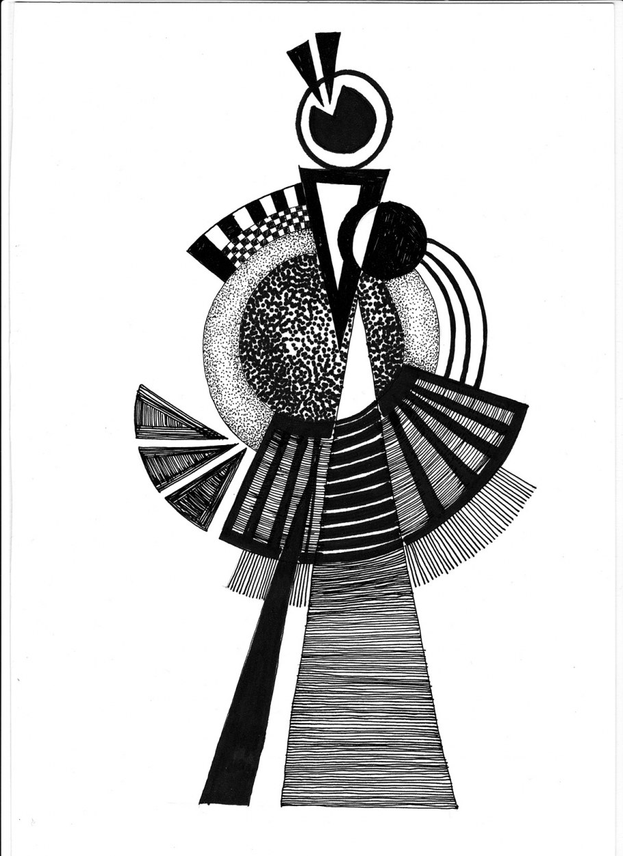 Составление композиции из геометрических фигур