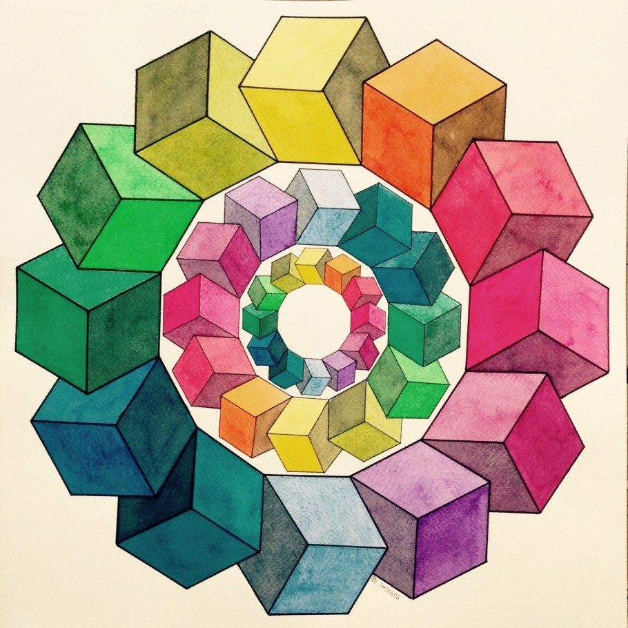 Объемные абстрактные фигуры