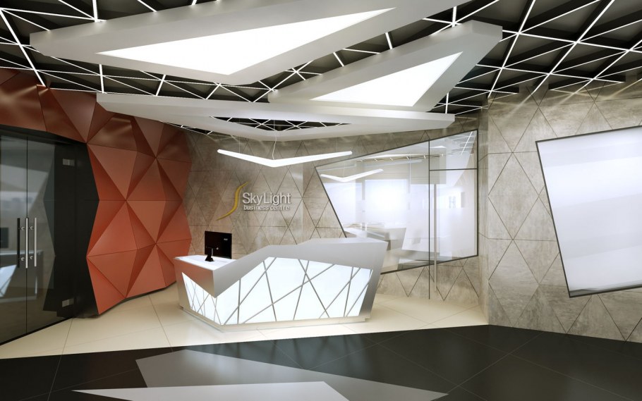 Выставочный зал в стиле Хай тек