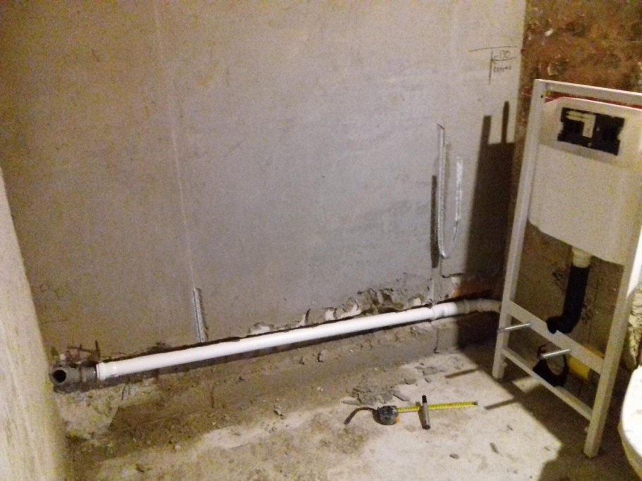 Сантехнические работы установка трапа