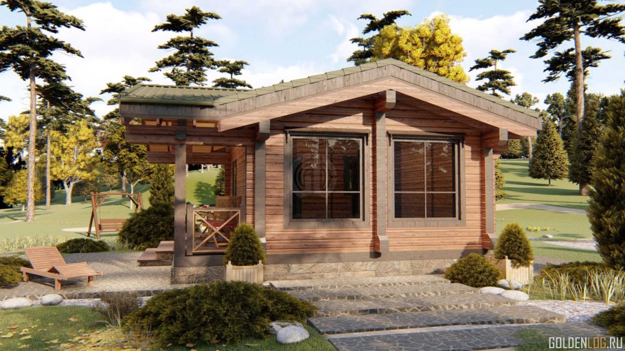 Дом из клееного бруса 100м2 проекты