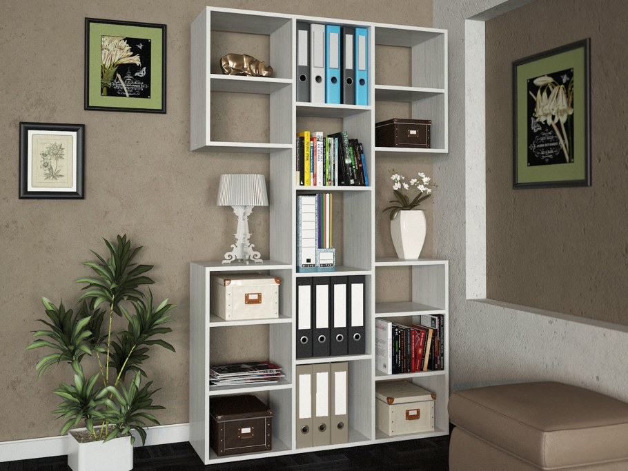 Мастер стеллаж Рикс-1 белый