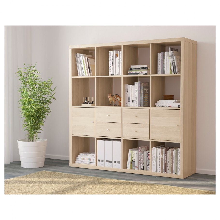 Каллакс стеллаж под беленый дуб 147x147 см