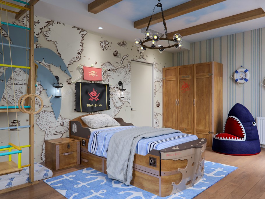 Детская в морском стиле
