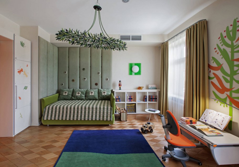 Современный детский интерьер комнаты