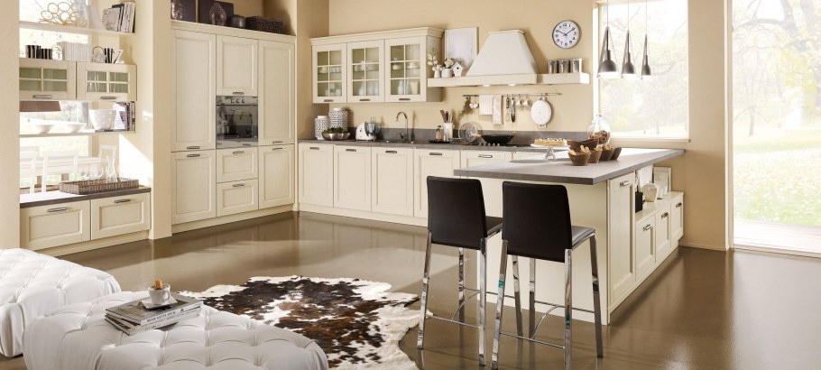 Кухня классика айвори