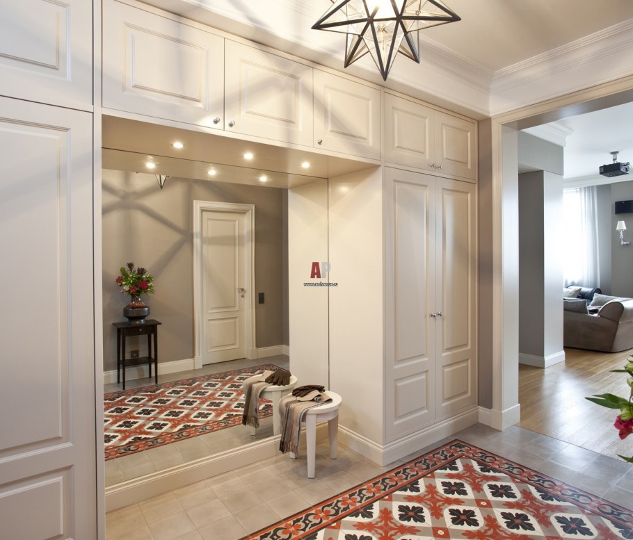 Метлахская плитка в интерьере прихожей