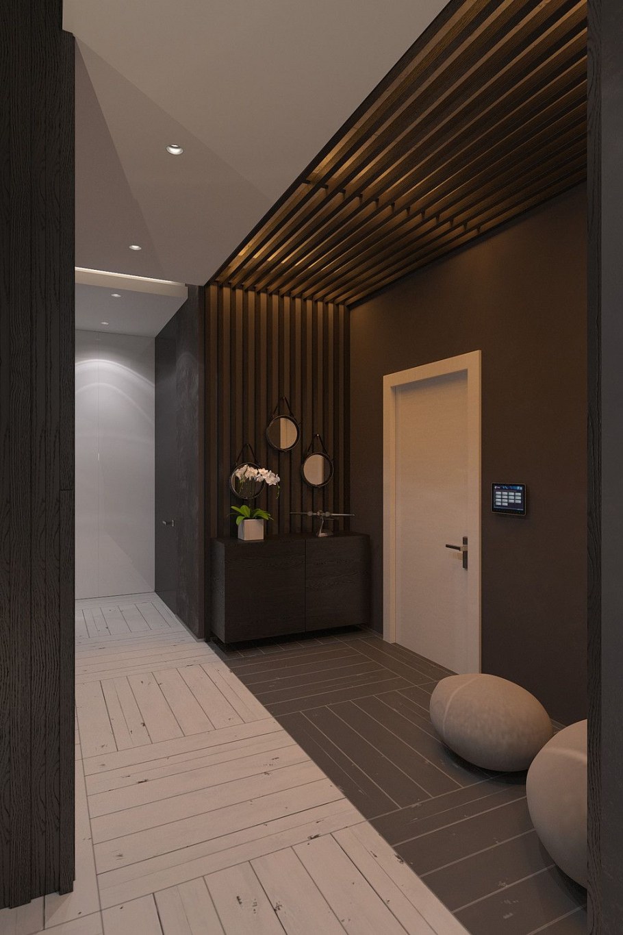 Реечный потолок в коридор