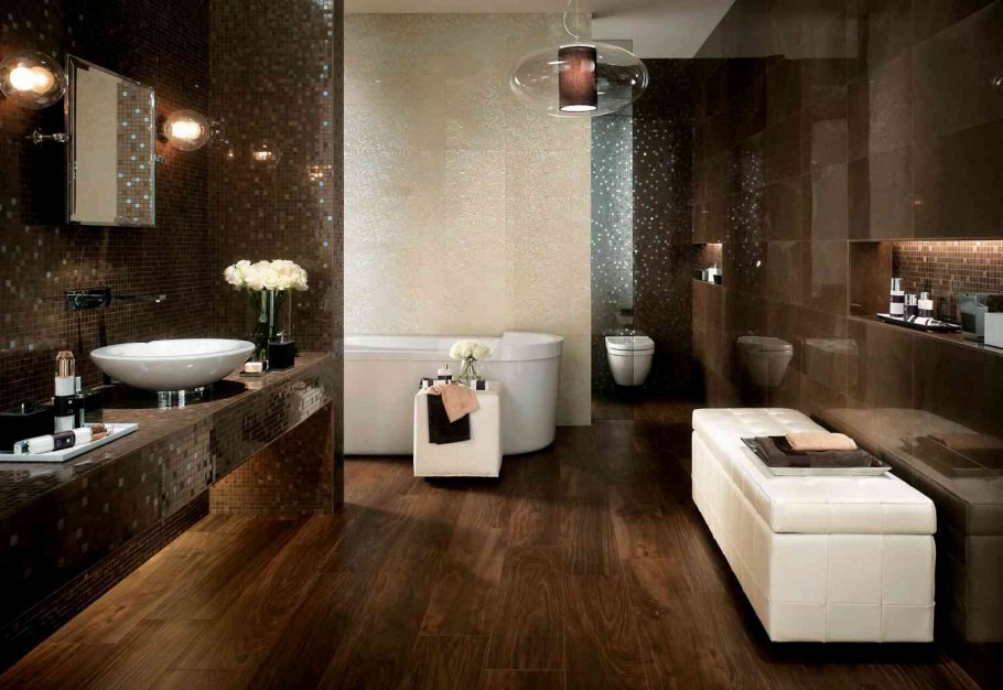 Атлас Конкорд коричневая плитка