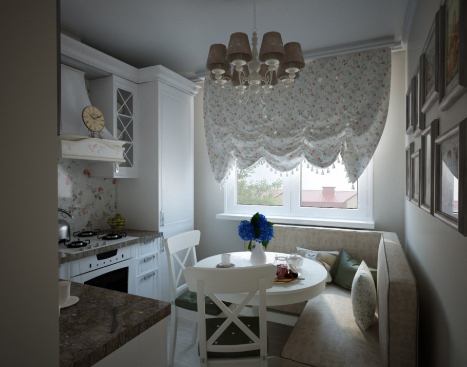 Кухня Прованс 6 кв м