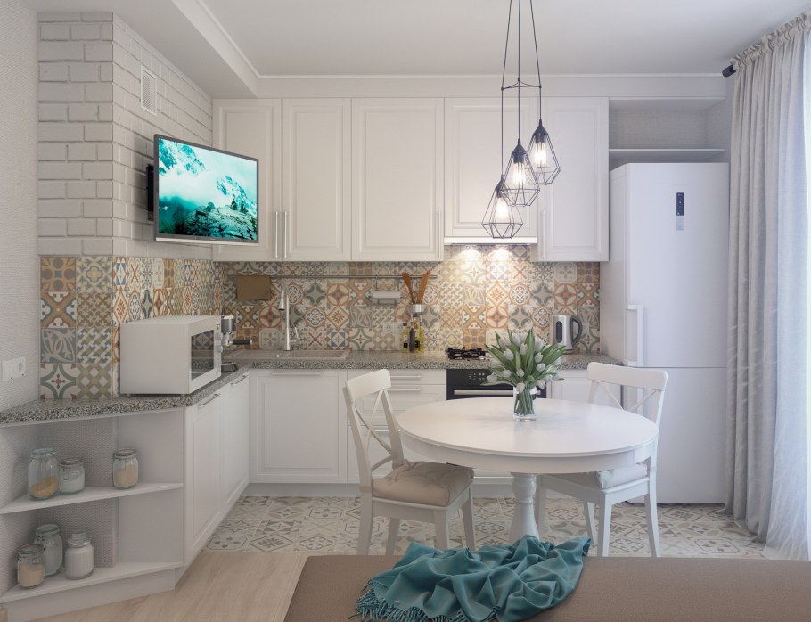 Кухня Прованс 6 кв м