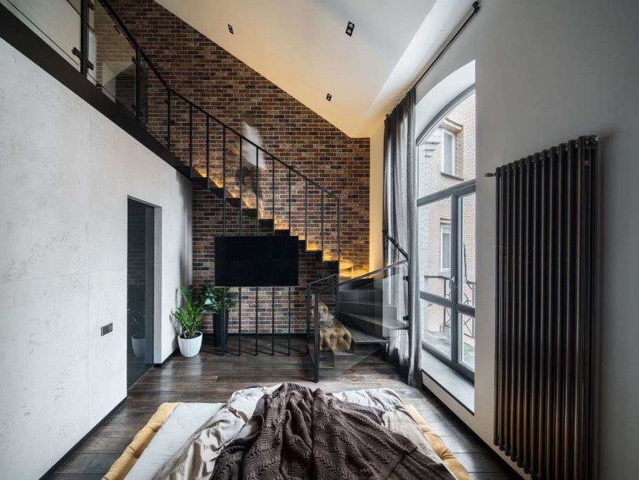 Двухэтажная квартира студия