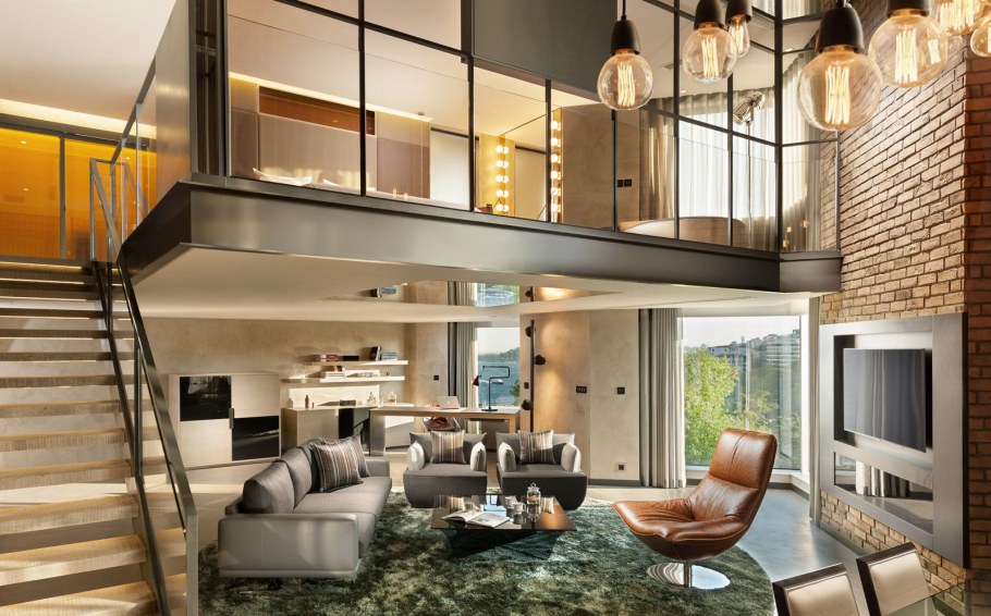 Шикарная двухуровневая квартира