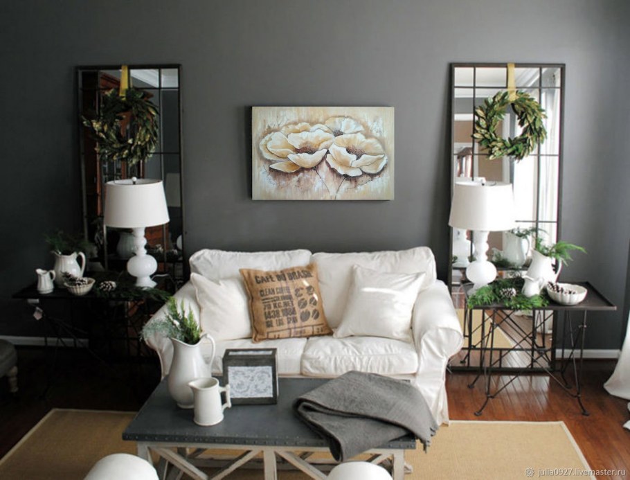 Панно на стену над диваном